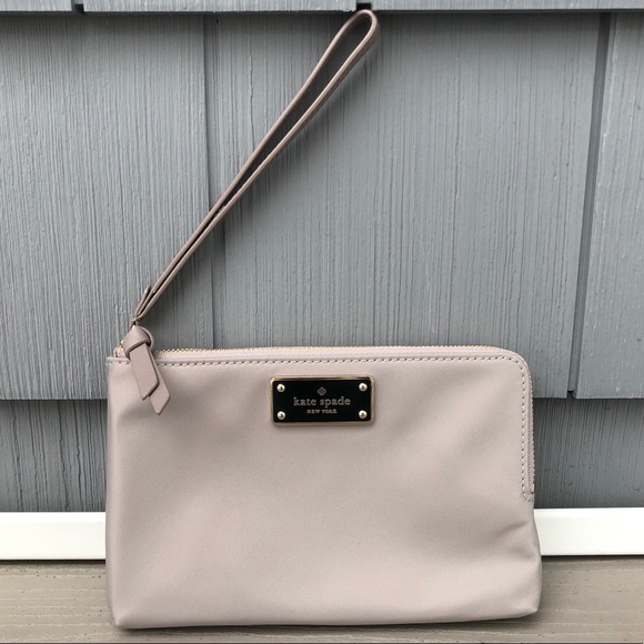 Kate Spade “leoni” nylon double zip wristlet - Picture 2 of 8